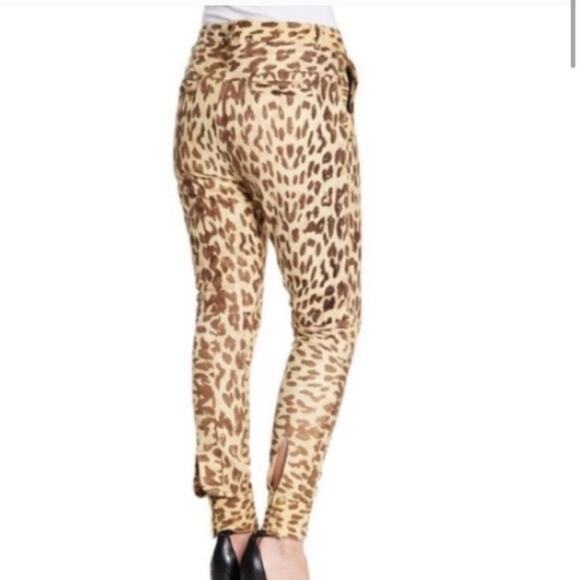 NWT One Teaspoon Jackson leopard leather pants - Picture 3 of 8